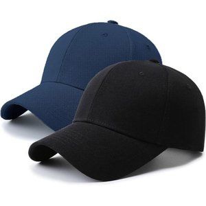 2 Packs Baseball Cap Golf Dad Hat for Men and Women